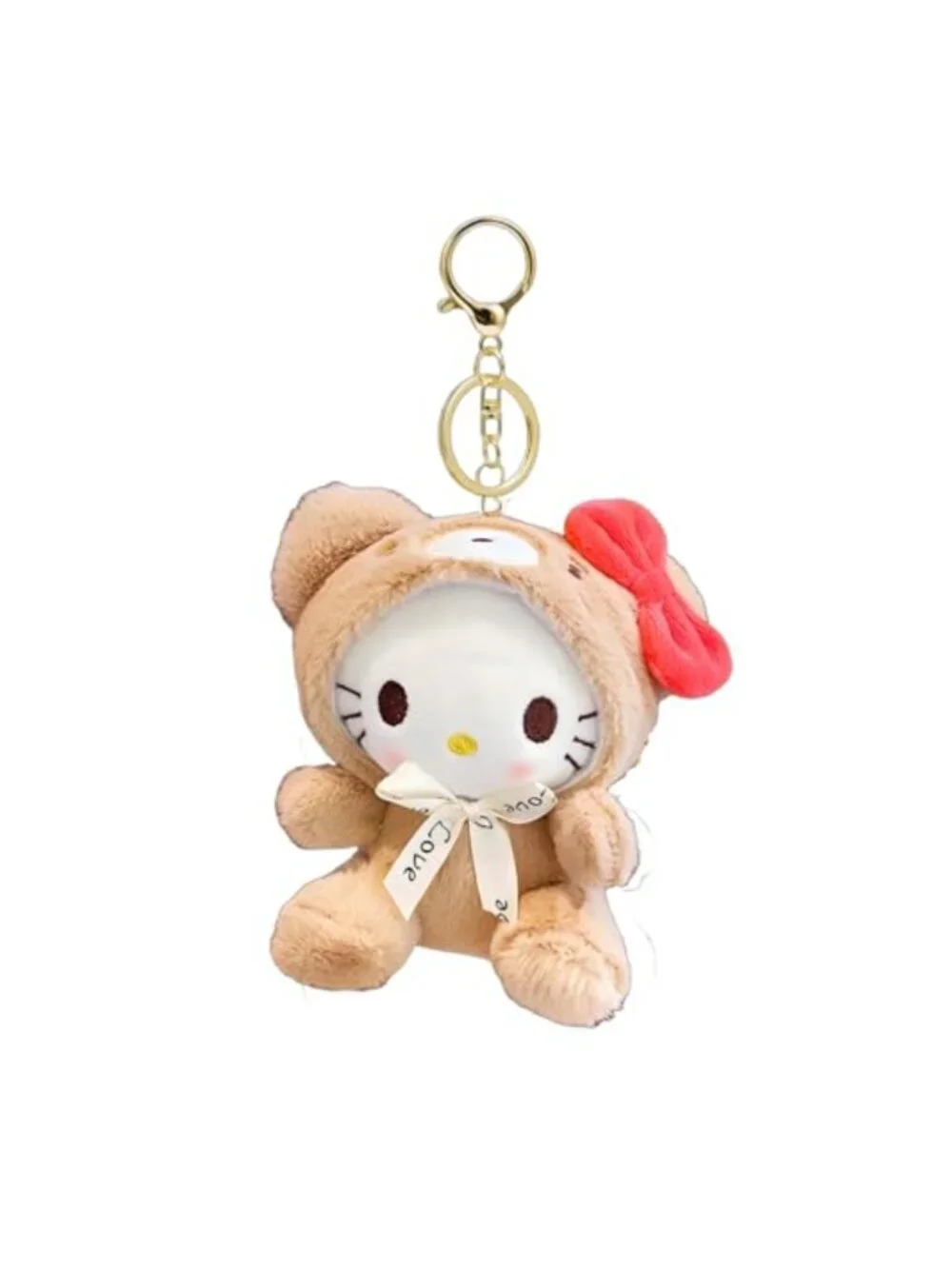Cute Plush Cartoon Bag Charms Keychain for Women